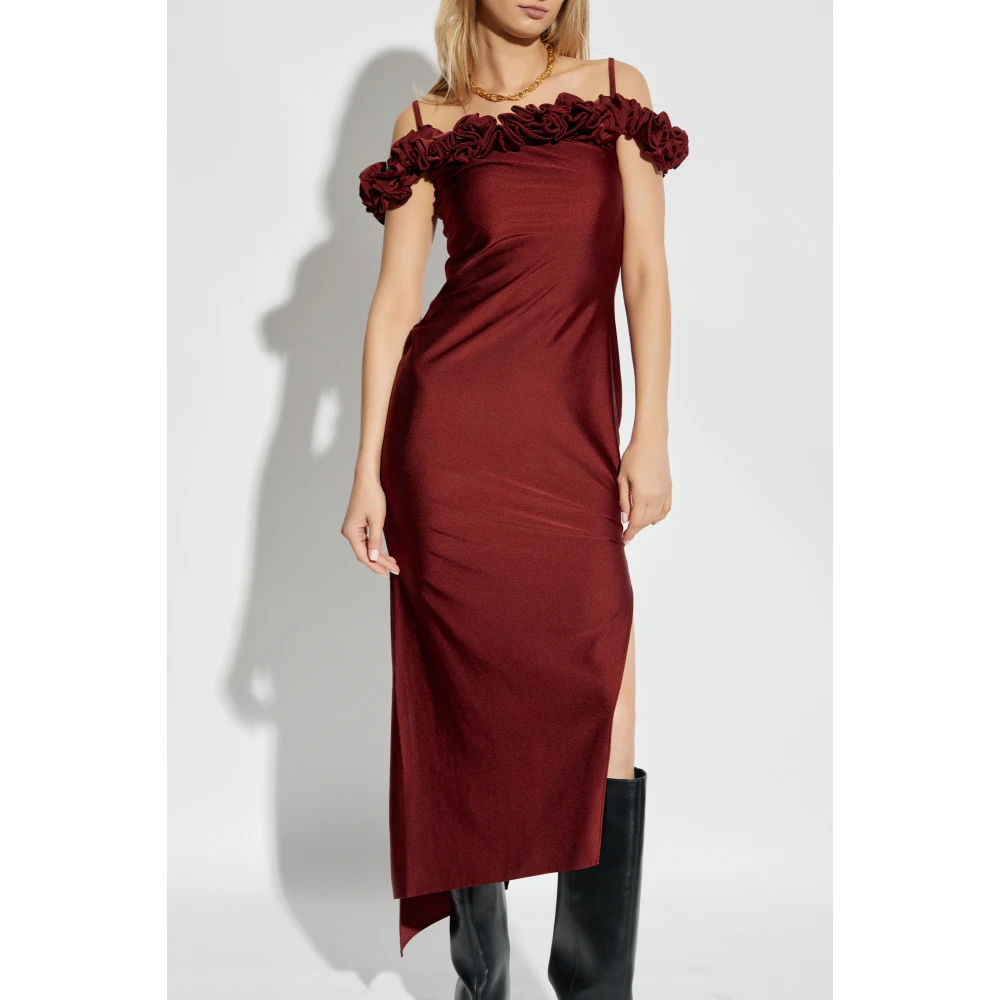 Coperni Jurk met bandjes Red Dames
