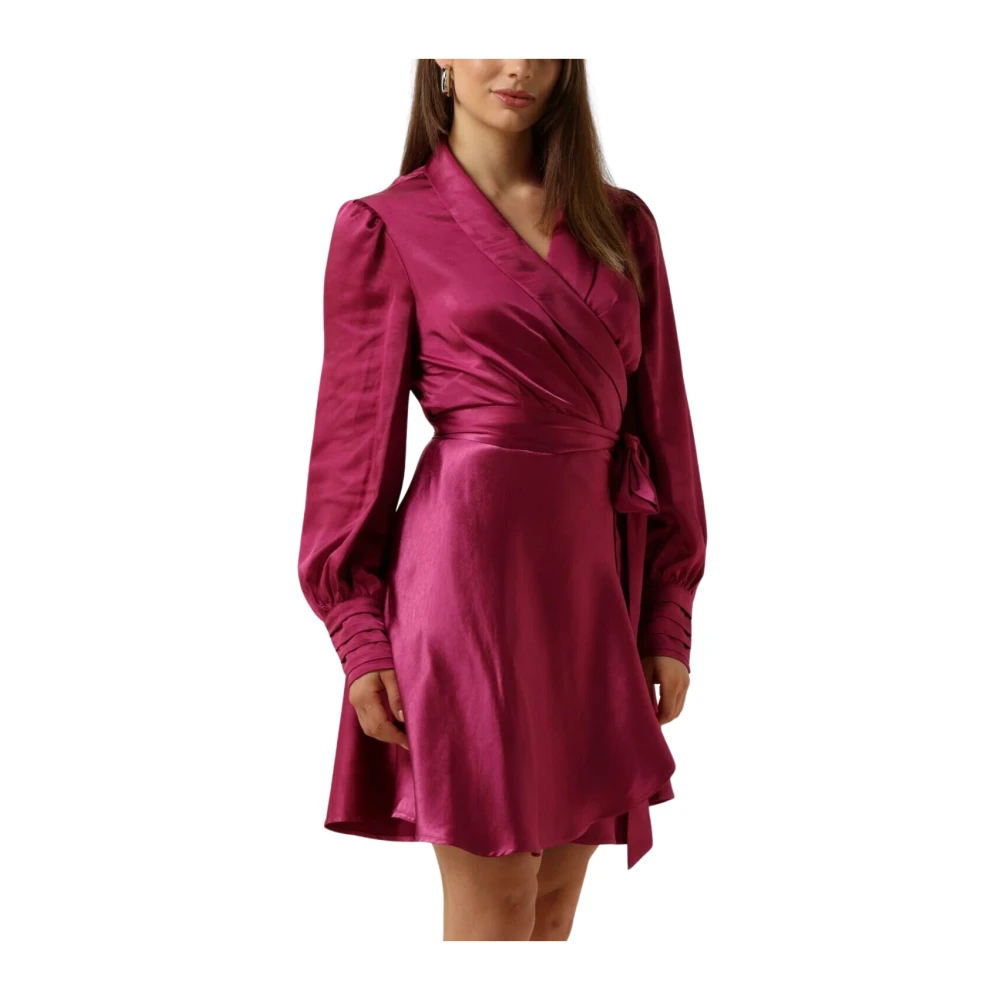 Notre-v Dames Jurken Nv-doris Satin Dress Pink Dames