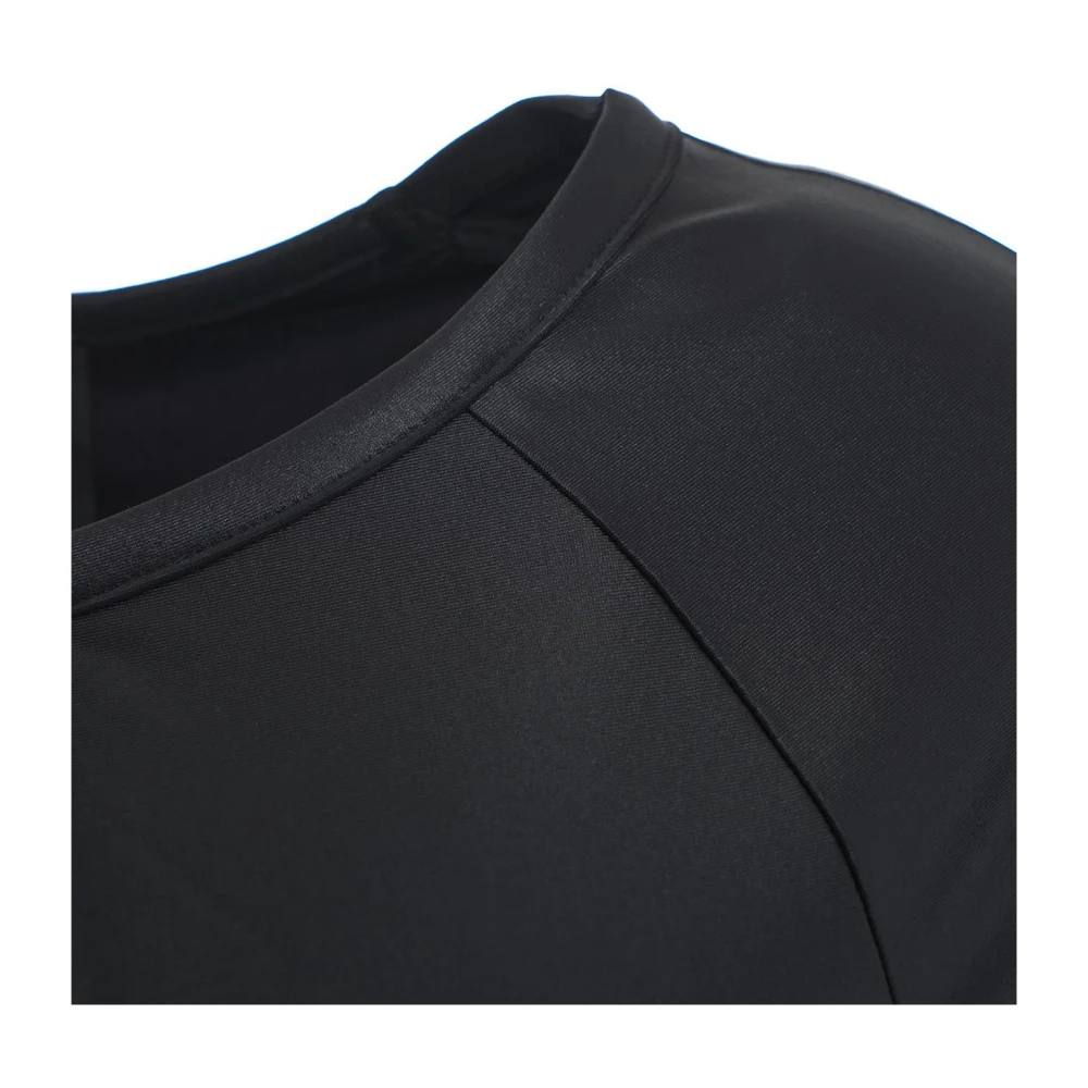 Versace Jeans Couture Zwarte T-shirts Polos voor Dames Black Dames