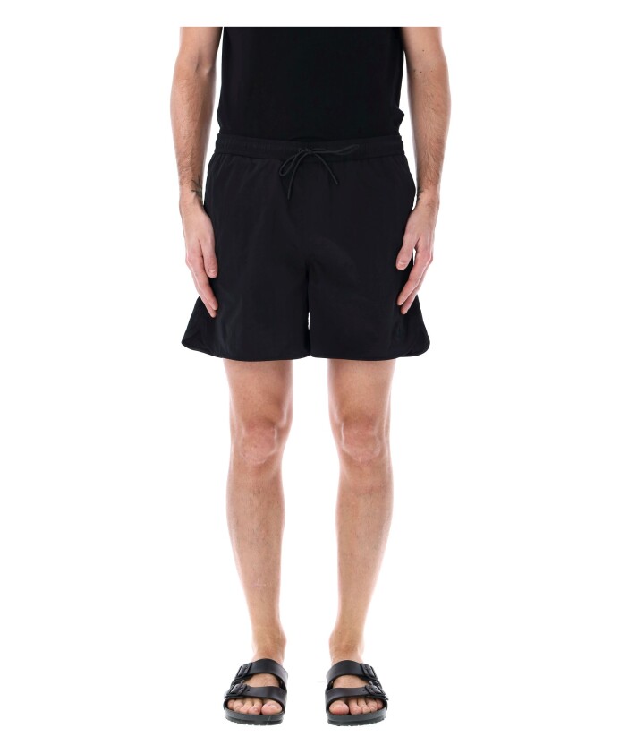 short-de-bain-en-nylon-froisse-avec-cordon-de-serrage