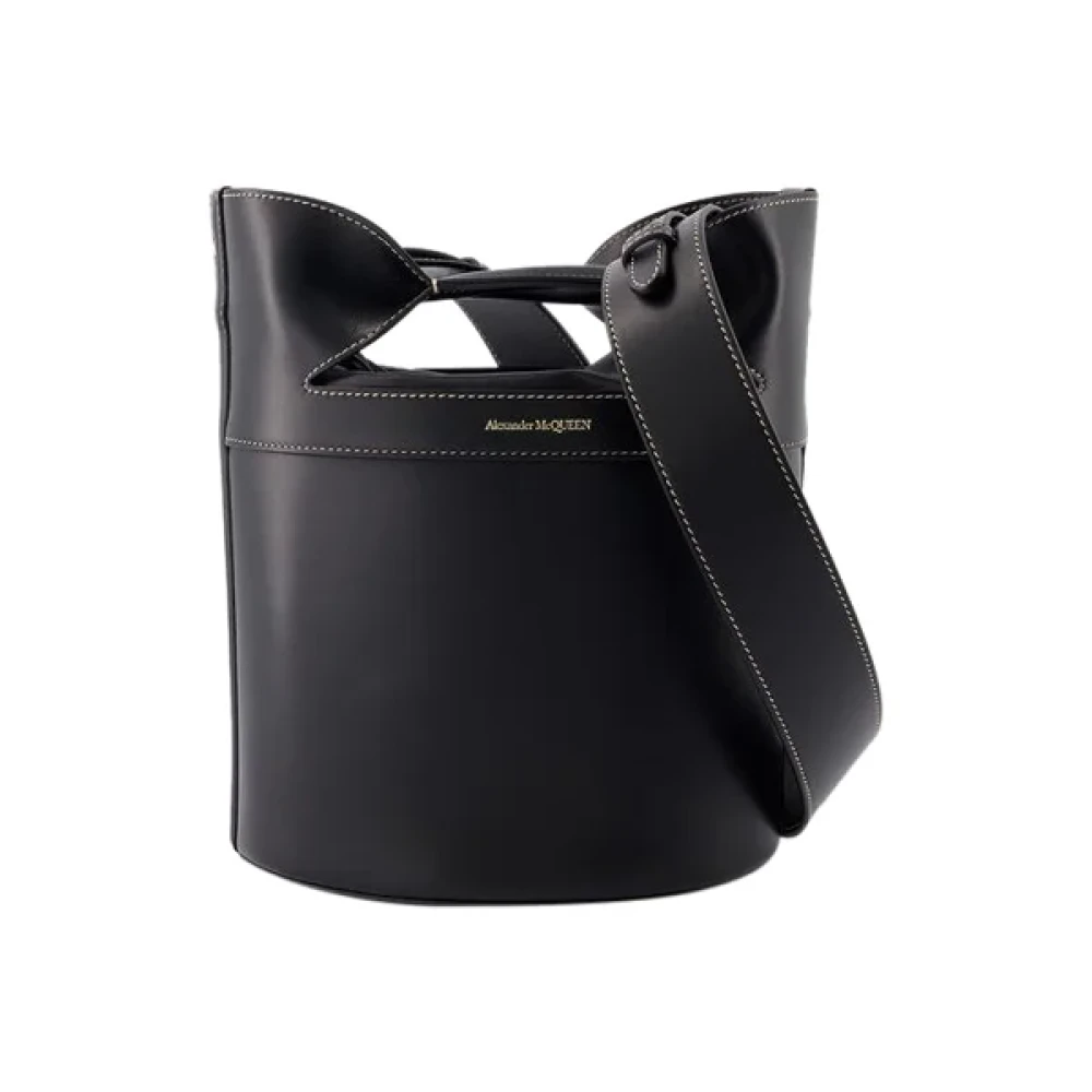 Alexander mcqueen Leather shoulder-bags Black Dames
