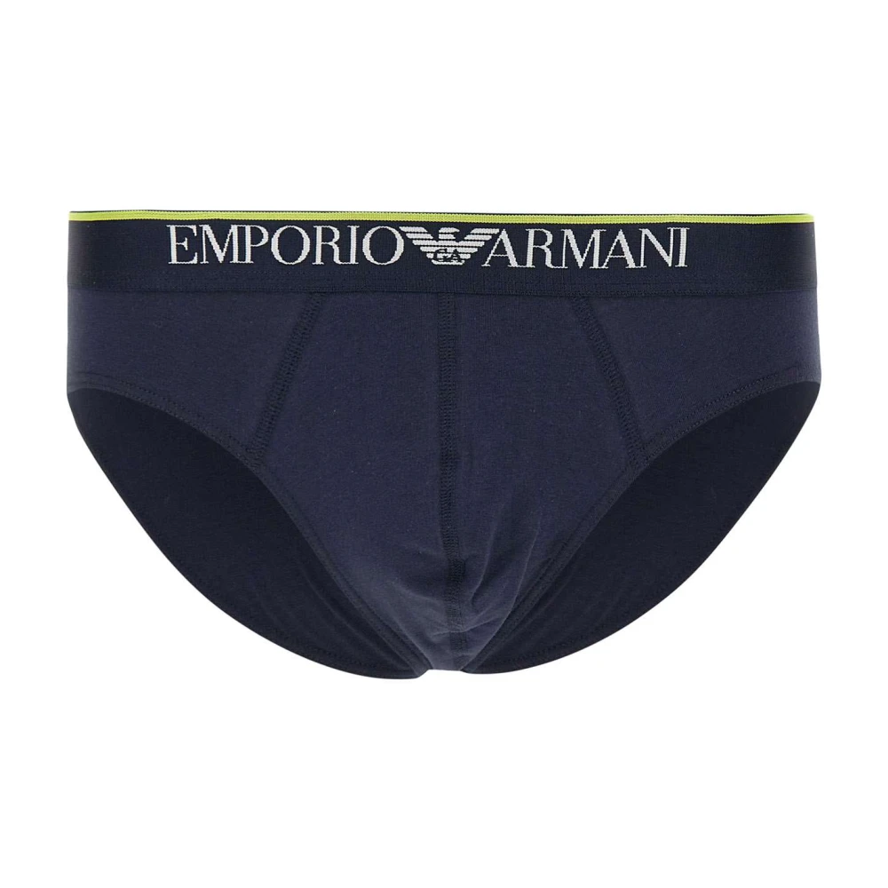 Emporio Armani Multicolor Heren Briefs 2-Pack Geschenkdoos Blue Heren