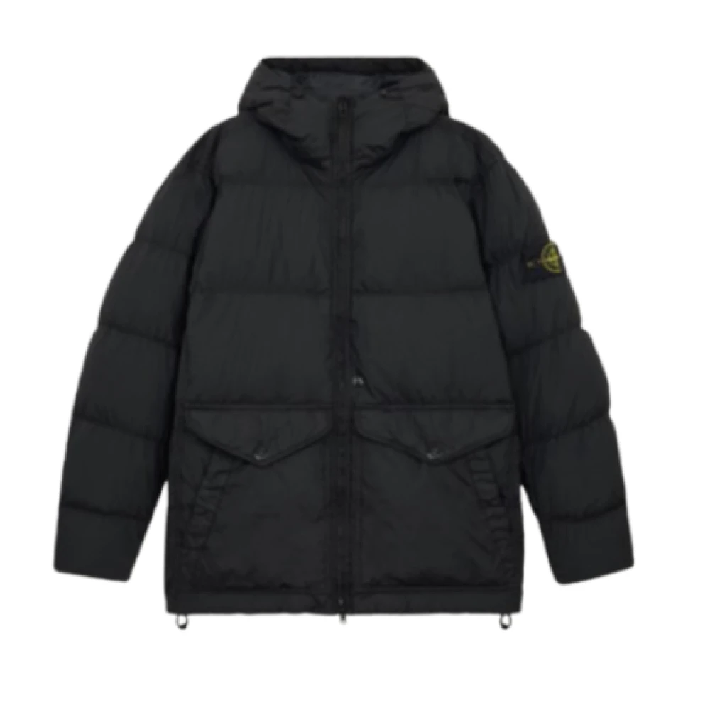 Stone Island Lätt dunjacka Black, Herr