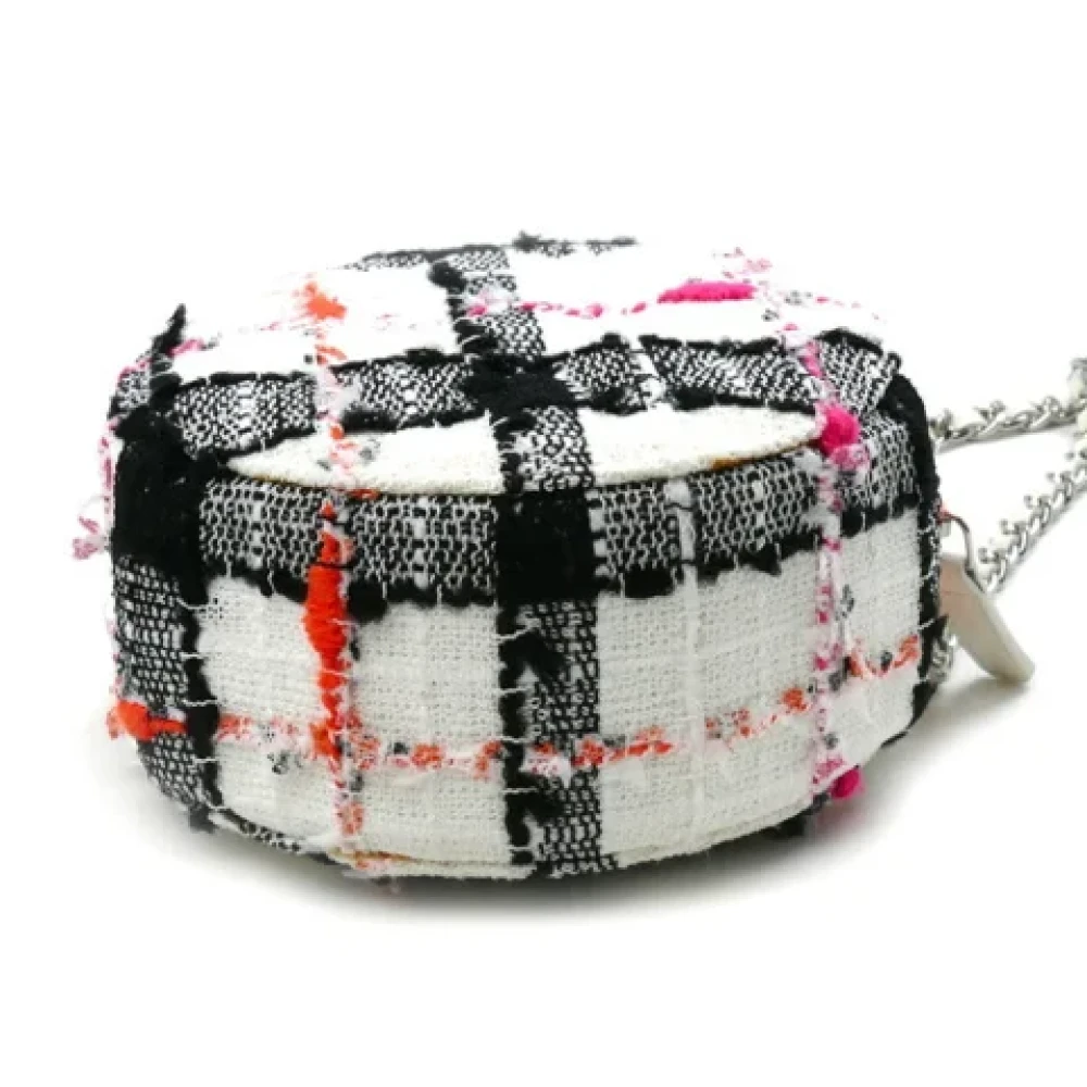 Chanel Vintage Pre-owned Fabric chanel-bags White Dames