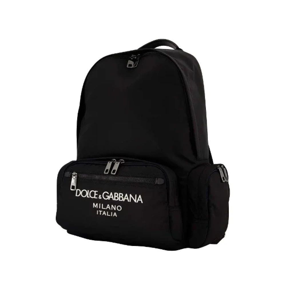 Dolce & Gabbana Fabric backpacks Black Heren
