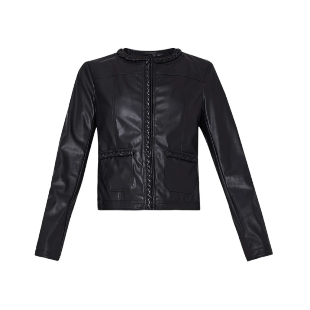 Liu Jo Stijlvolle Jas Black Dames