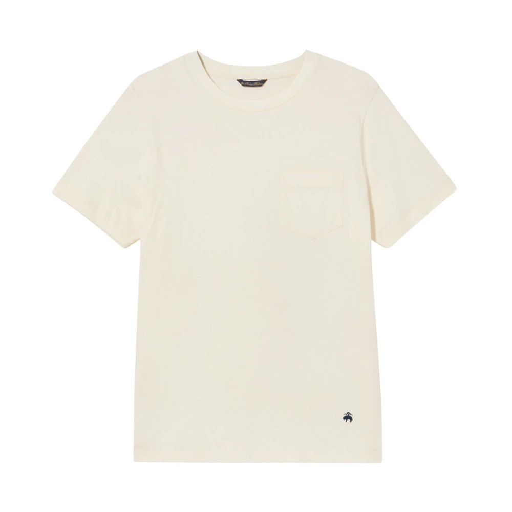 Brooks Brothers Katoenen Zak T-Shirt White Heren