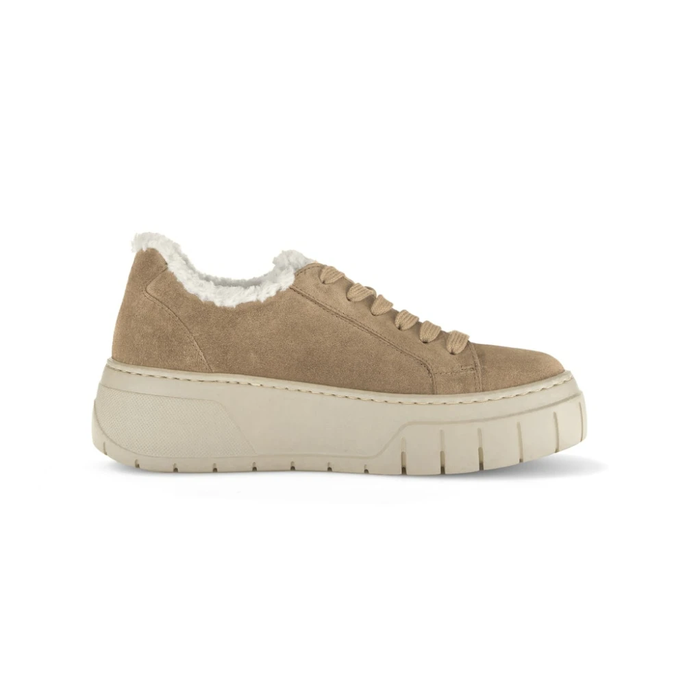 Gabor Casual veterschoenen voor dames Dames Schoenen Beige
