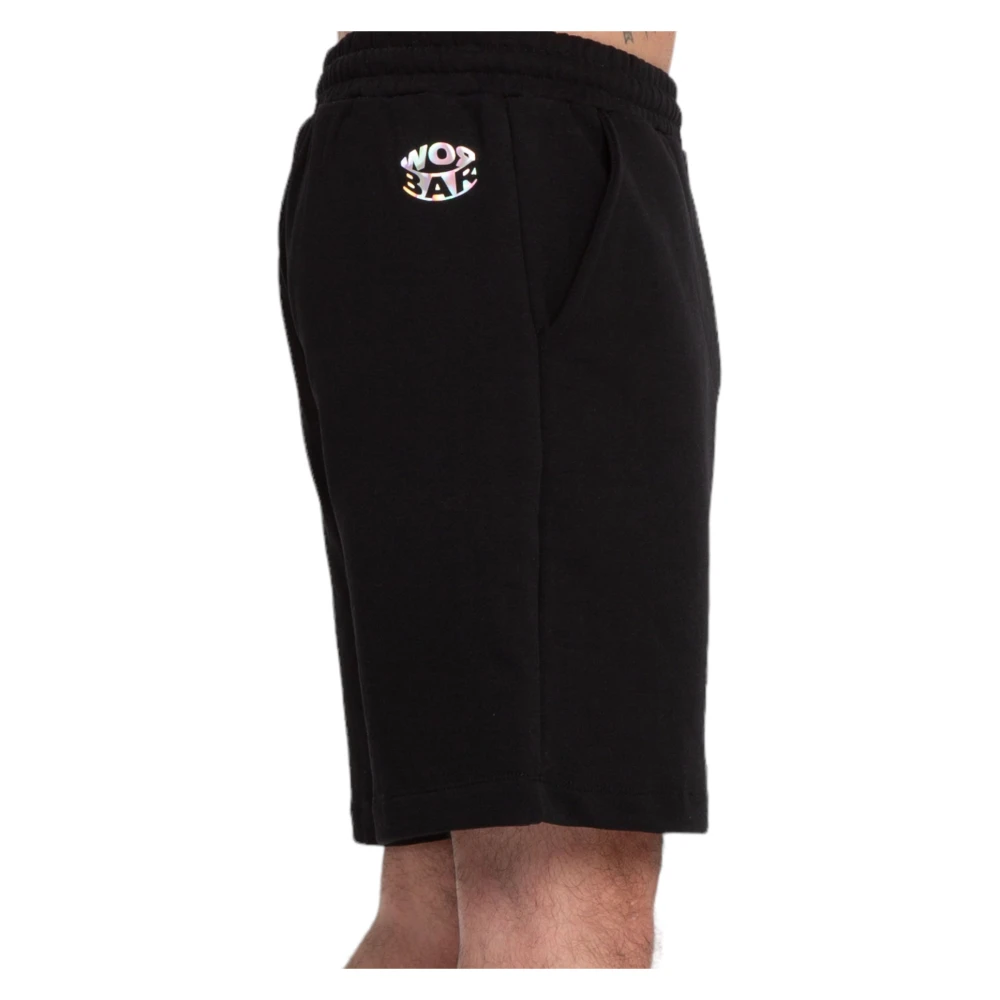 Barrow Iconic Smile Shorts Black Heren