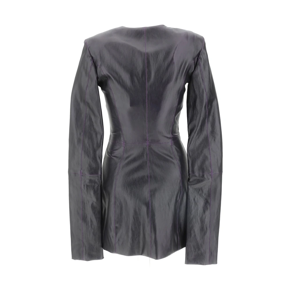 The Attico Klassieke Blazer voor Vrouwen Purple Dames