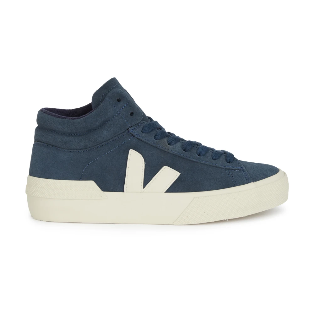 Veja Minotaur Suede Dames Schoenen Blauw