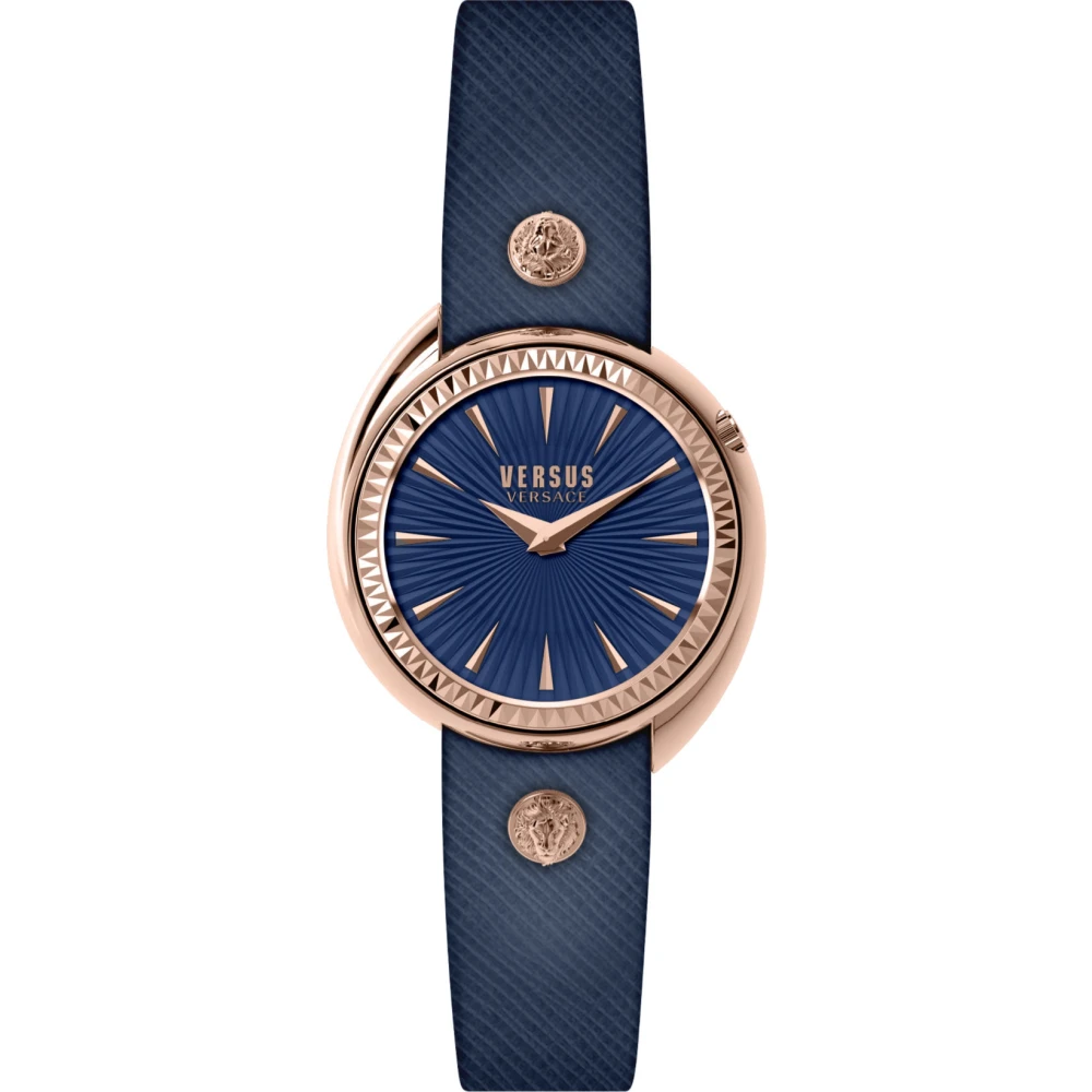 Versus Versace Women's Blue Tortona Watch Leather