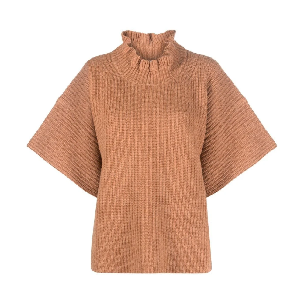 See by Chloé Casual Bruine Wollen Trui Brown Dames