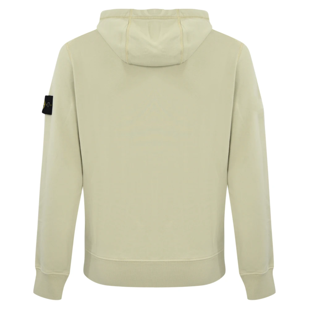 Stone Island Ritssluiting Hoodie Trui Beige Heren