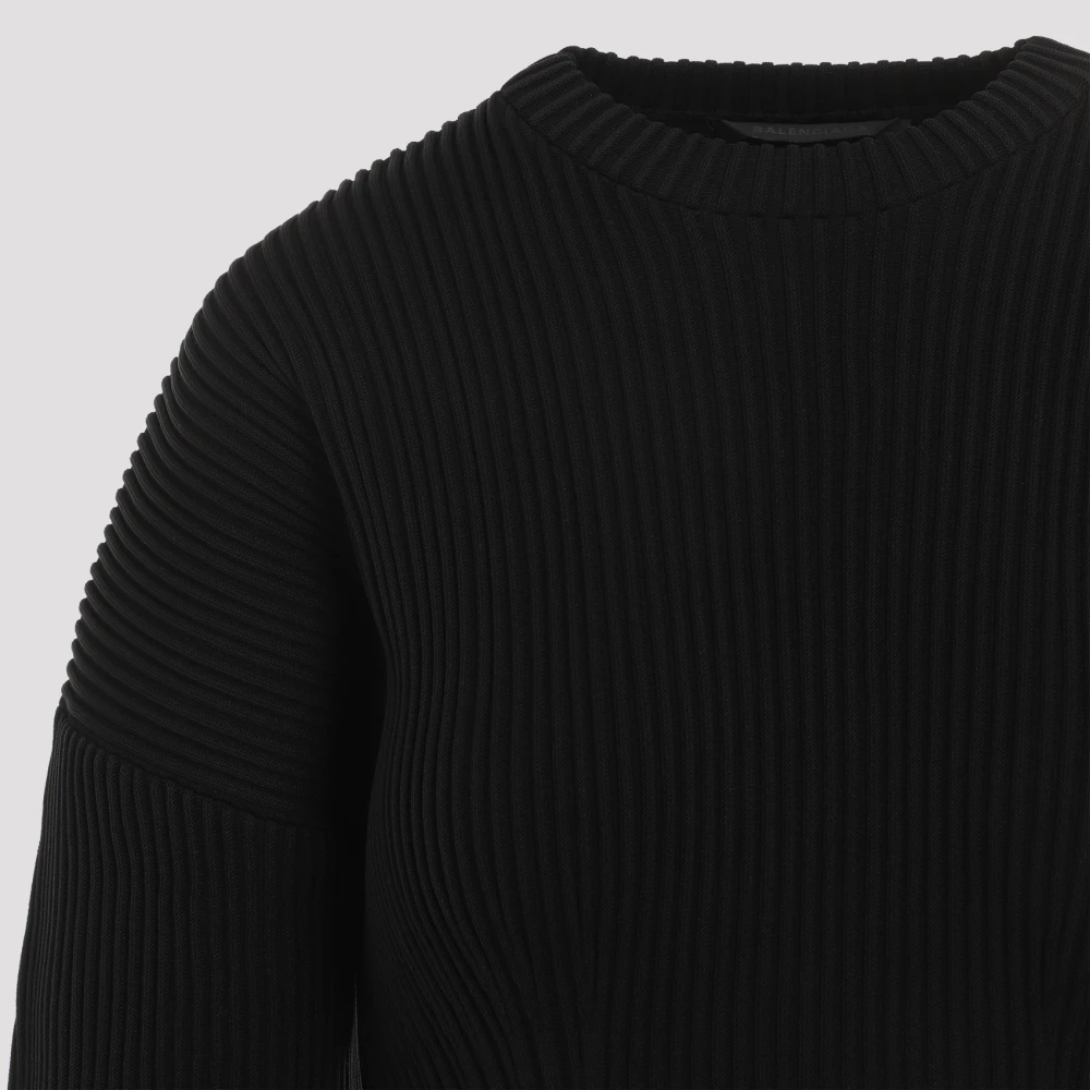 Balenciaga Zwarte Zandloper Jurk Dameskleding Black Dames