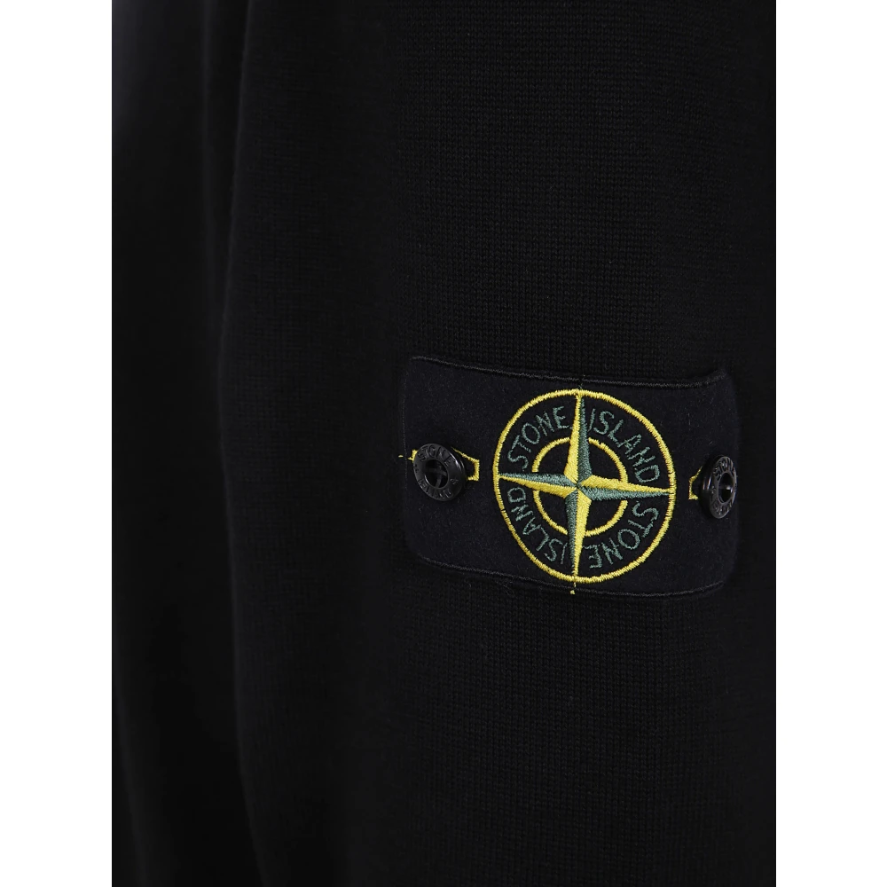 Stone Island Casual Gebreide Trui Black Heren