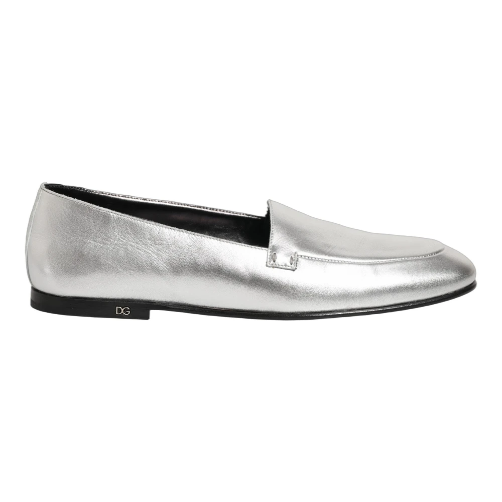 Dolce & Gabbana Men's Gray Loafers Casual Shoes - Loafers - 9 Uk - Shoes