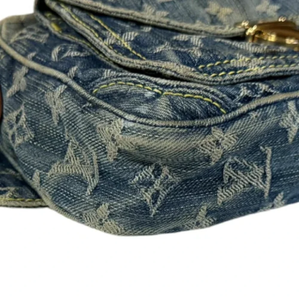 Louis Vuitton Vintage Pre-owned Denim louis-vuitton-bags Blue Dames