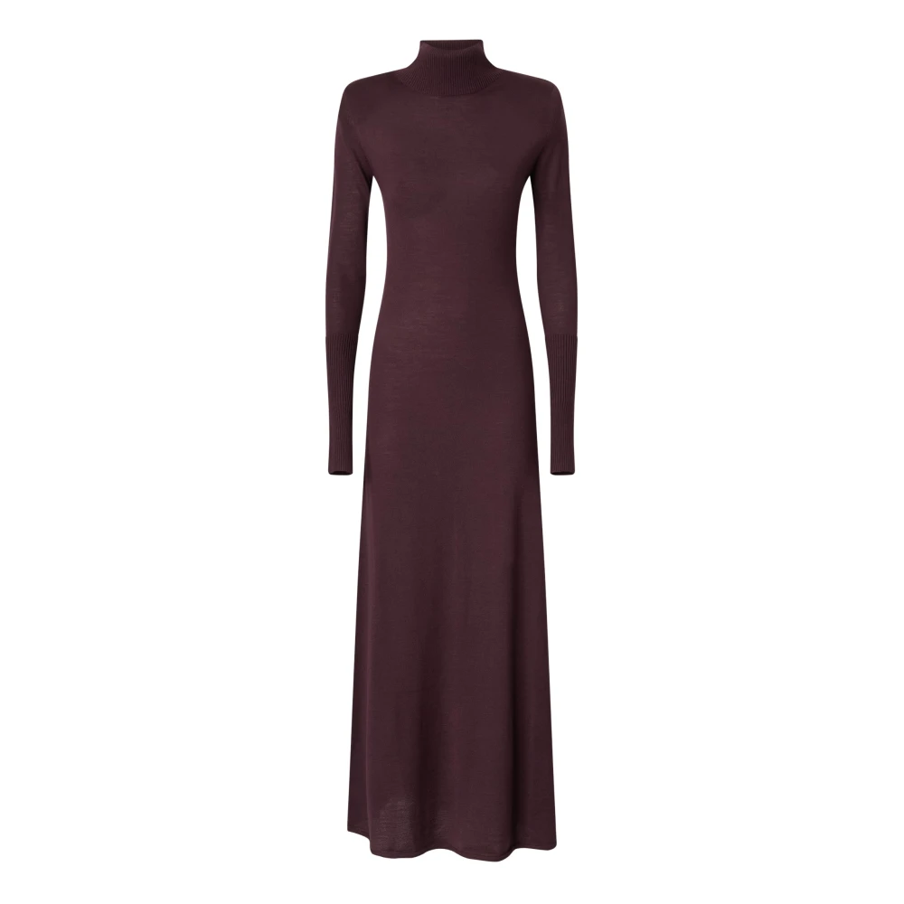 Pinko Donna Plum Abito Lungo Dolcevita In Lana - Immagine 3