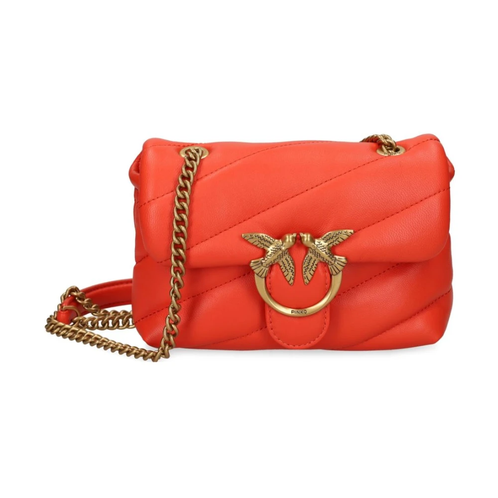 Pinko Rode Vlam Schoudertas Red Dames