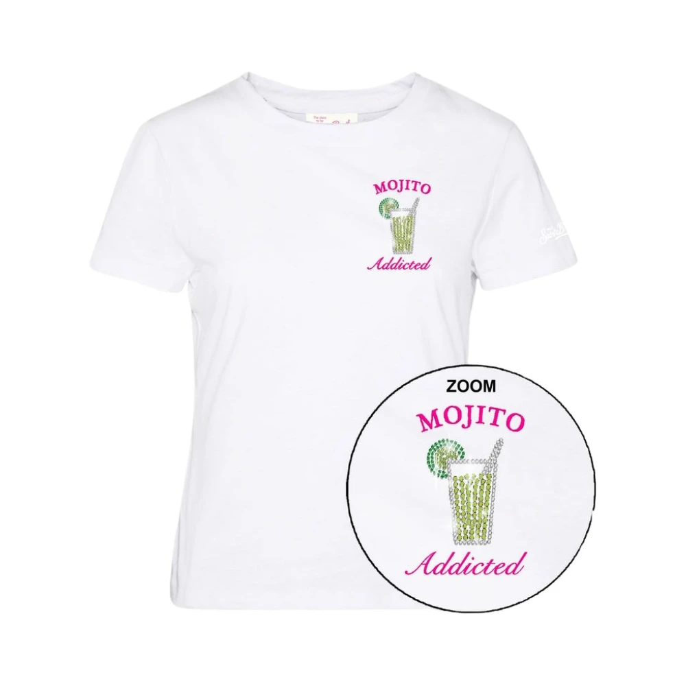 Mc2 Saint Barth White T-Shirt Emilie - Female - T-Shirts - Xl - Tops
