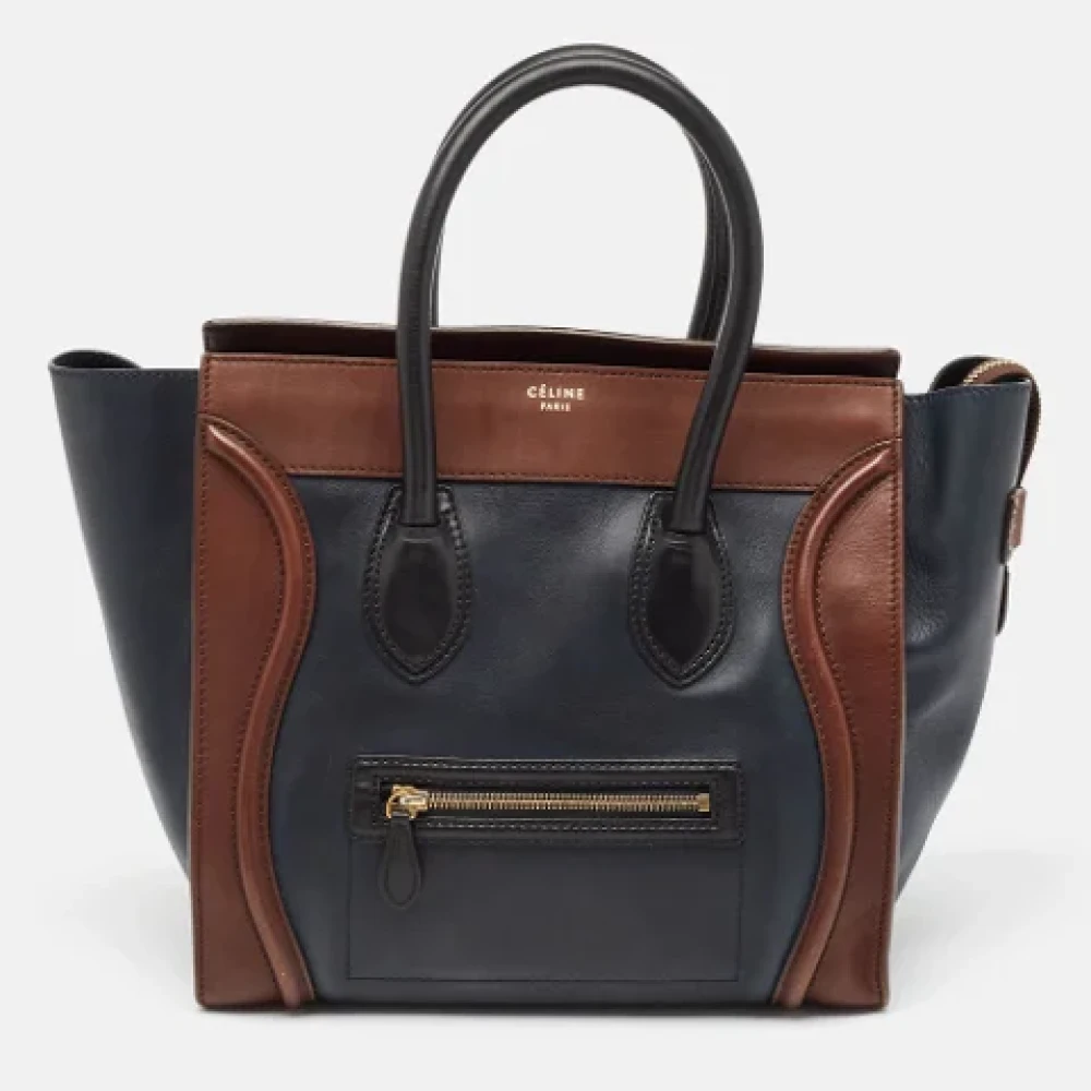 Celine Vintage Pre-owned Leather celine-bags Black Dames