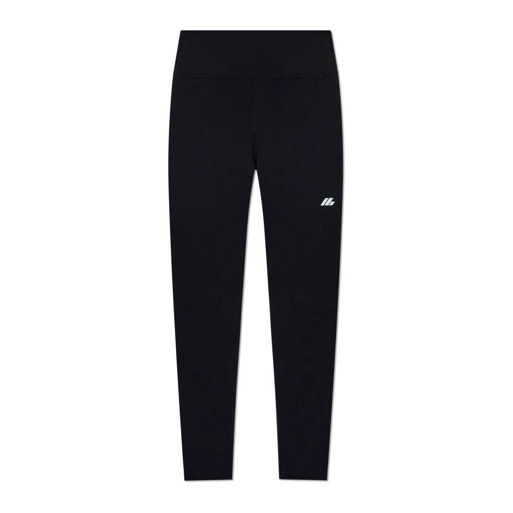 Balenciaga Sportleggings met logo Black Dames