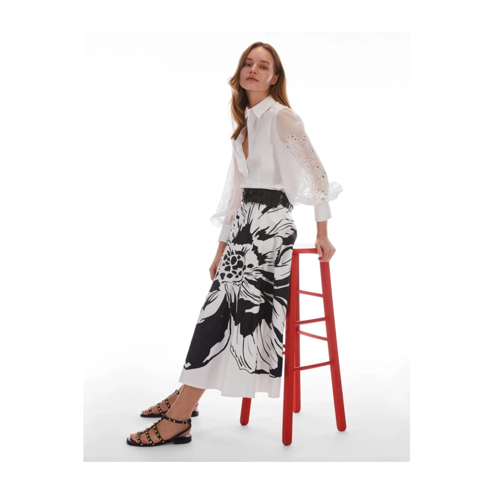 Pennyblack Katoenen Salopette Pink Label White Dames