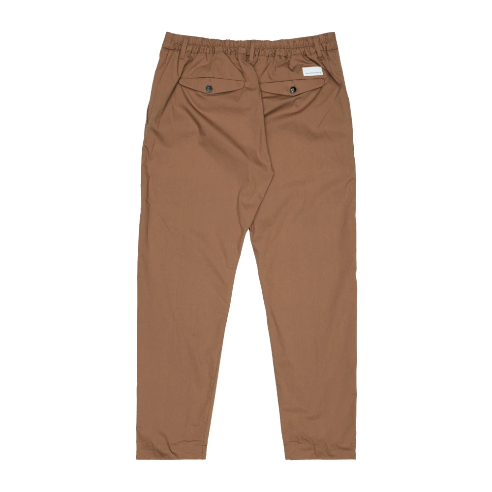 Nine In The Morning Relaxed fit katoenen chino broek Brown Heren