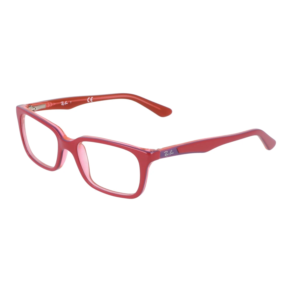 Ray-Ban Vierkante Brilmonturen Red Unisex