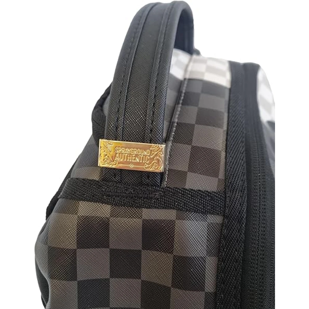 Sprayground Beperkte oplage veganistische leren rugzak Black Unisex