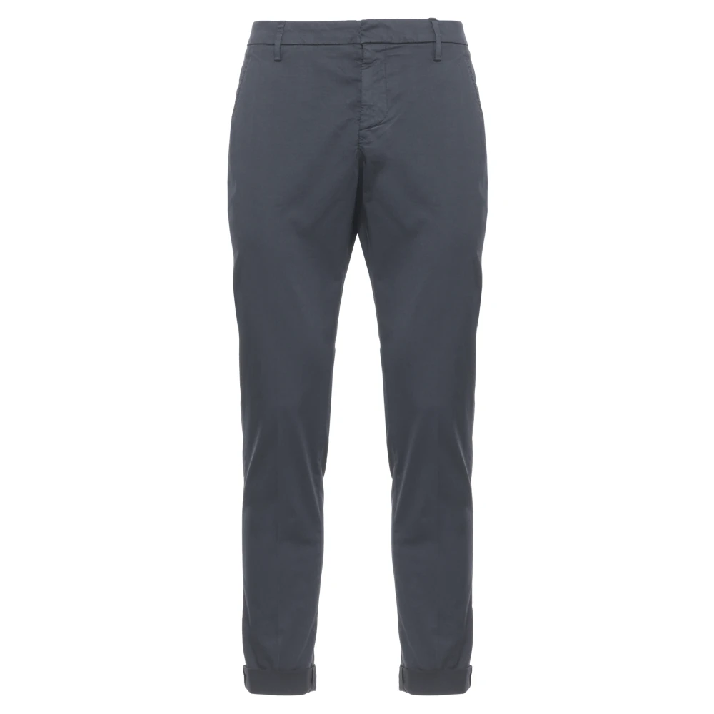 Dondup Blå Cropped Slim-Fit Chinos