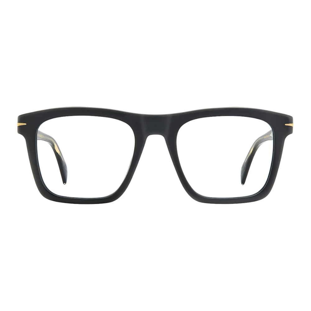 Eyewear by David Beckham Zwarte Optische Frames International Fit Black Heren