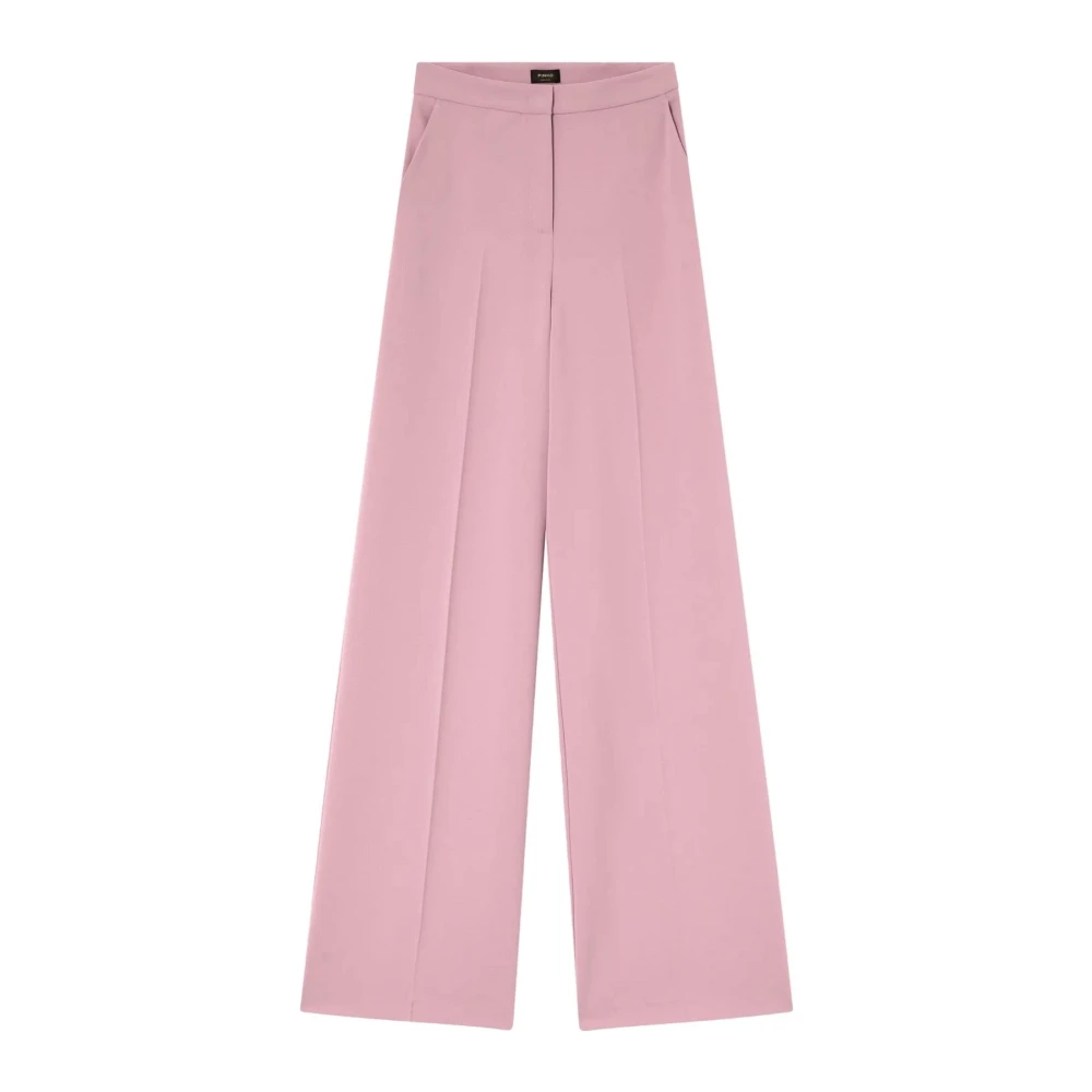 Pinko Elastaan Polyester Broek Pink Dames