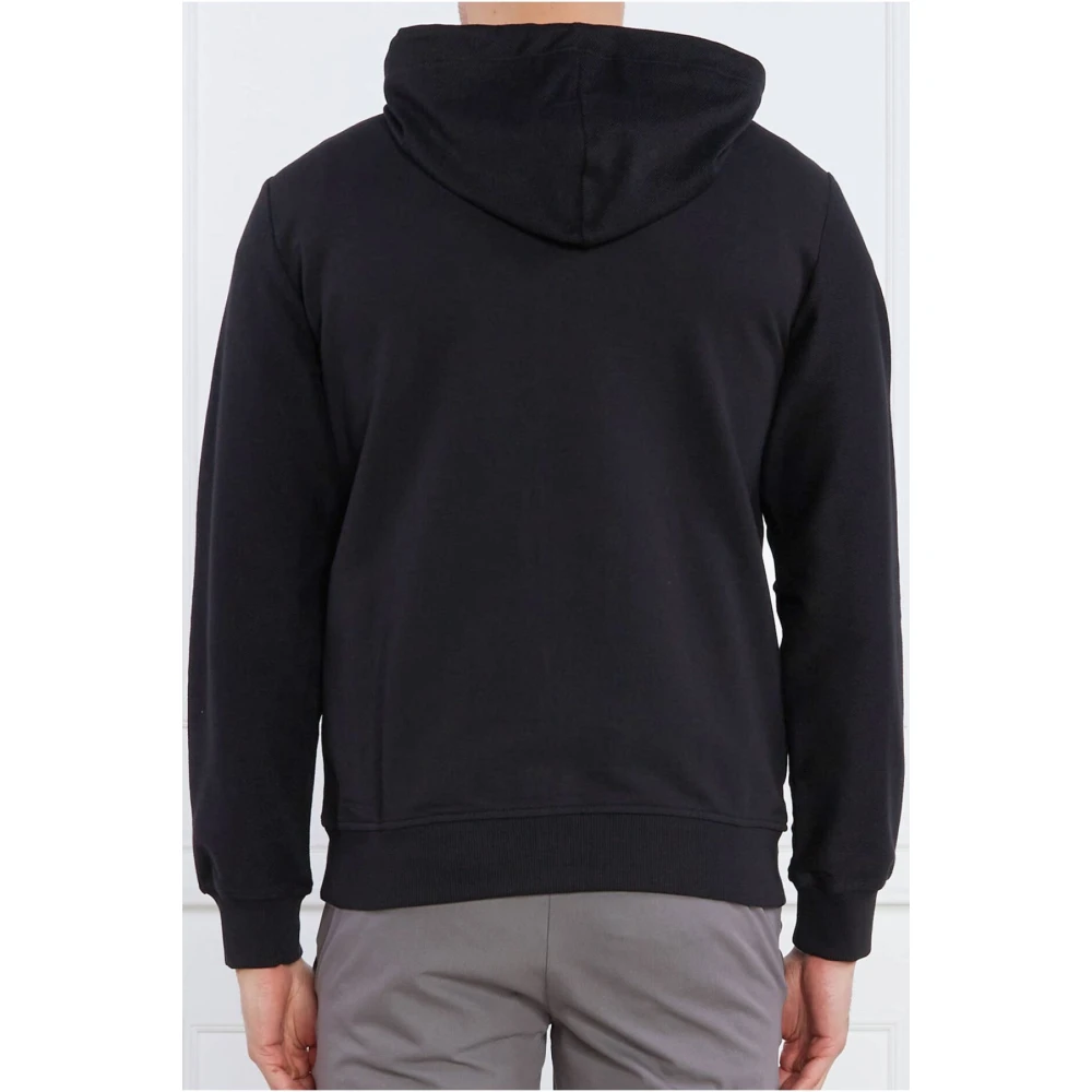 Emporio Armani Hoodie met rits Slim Fit Black Heren
