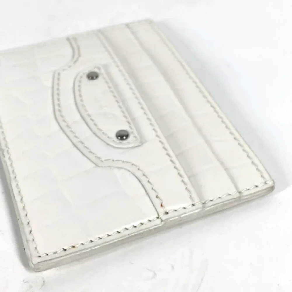 Balenciaga Vintage Pre-owned Leather wallets White Dames