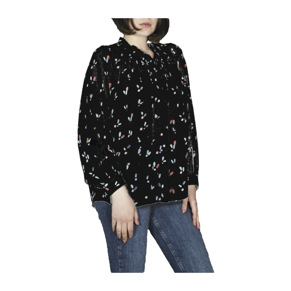 Emporio Armani Lange mouwen overhemd Black Dames