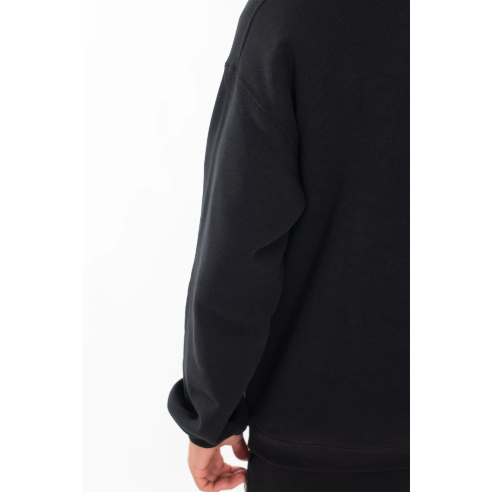 Lacoste Gezellige Croc Fleece Sweatshirt Black Heren
