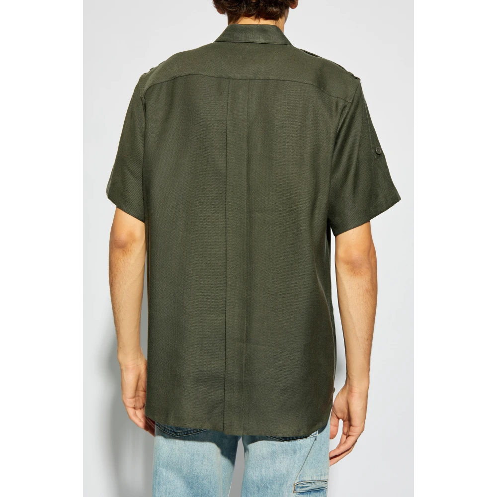Helmut Lang Kortemouwenshirt Green Heren