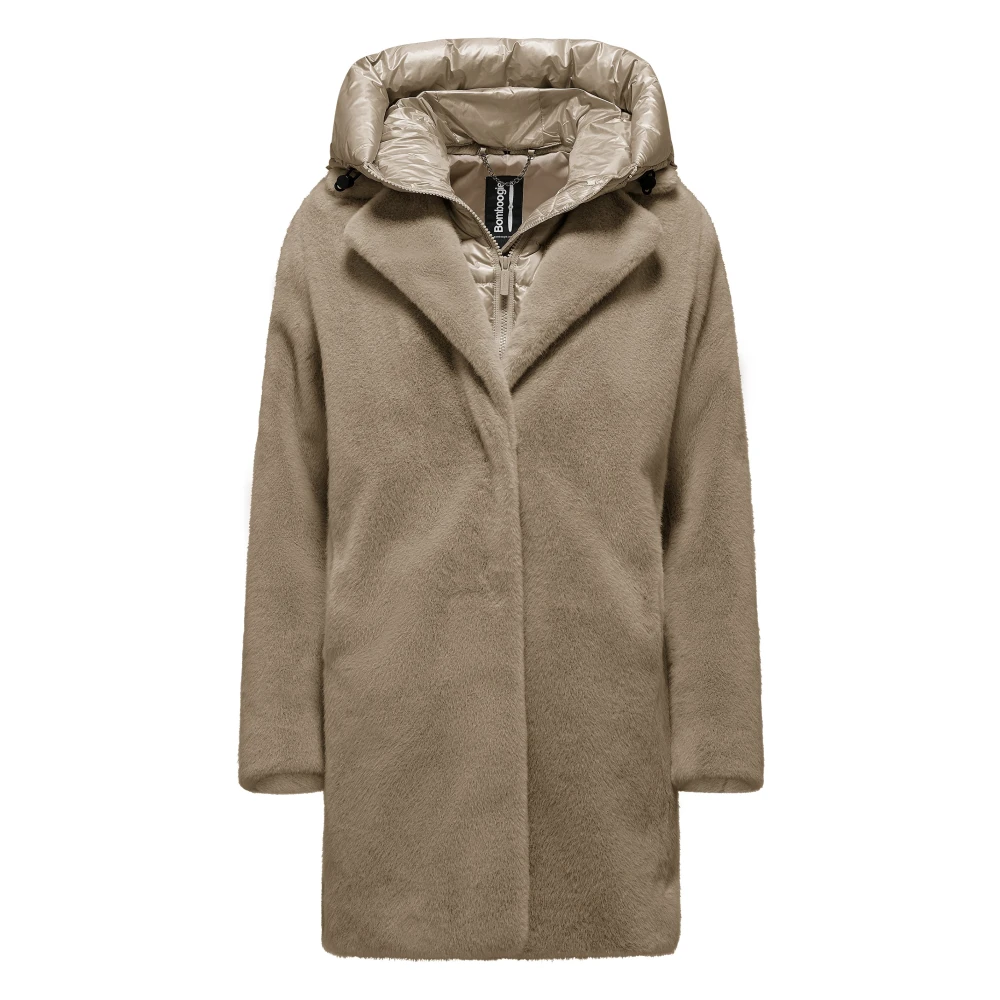 Bomboogie Donna Beige Cappotti, 2XL, New,