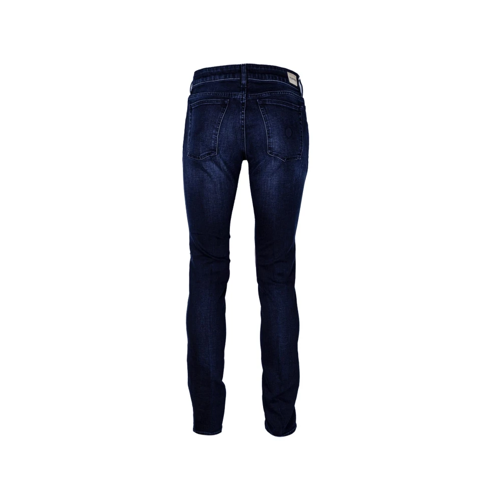 Don The Fuller Milano Slim Fit Jeans Gemaakt in Italië Blue Heren