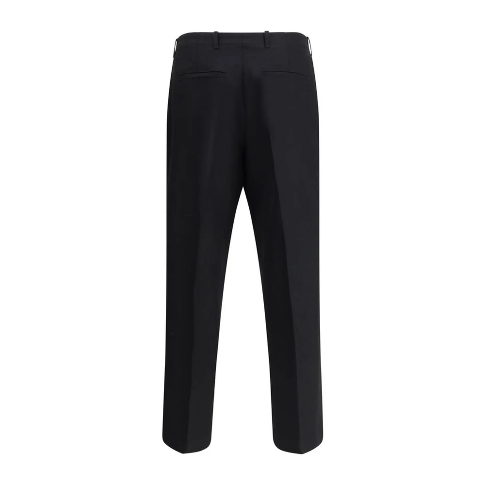 Our Legacy Hoge taille wol chino broek Black Heren