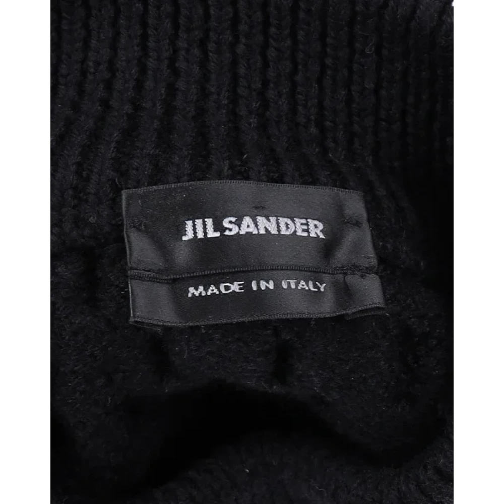 Jil Sander Pre-owned Wool tops Black Dames