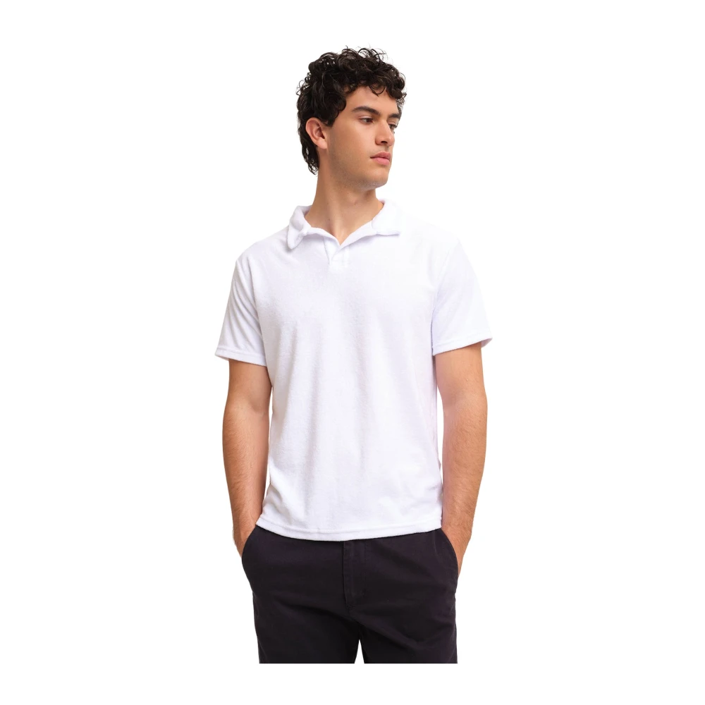 Peninsula Luxe Katoenen Polo Shirt White Heren