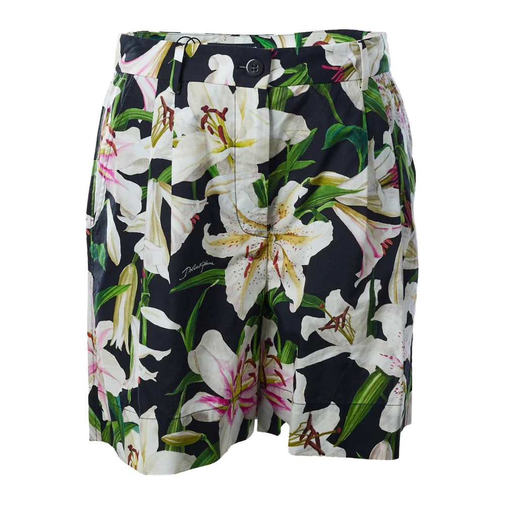 Dolce & Gabbana Dames Lilies Shorts Multicolor Dames