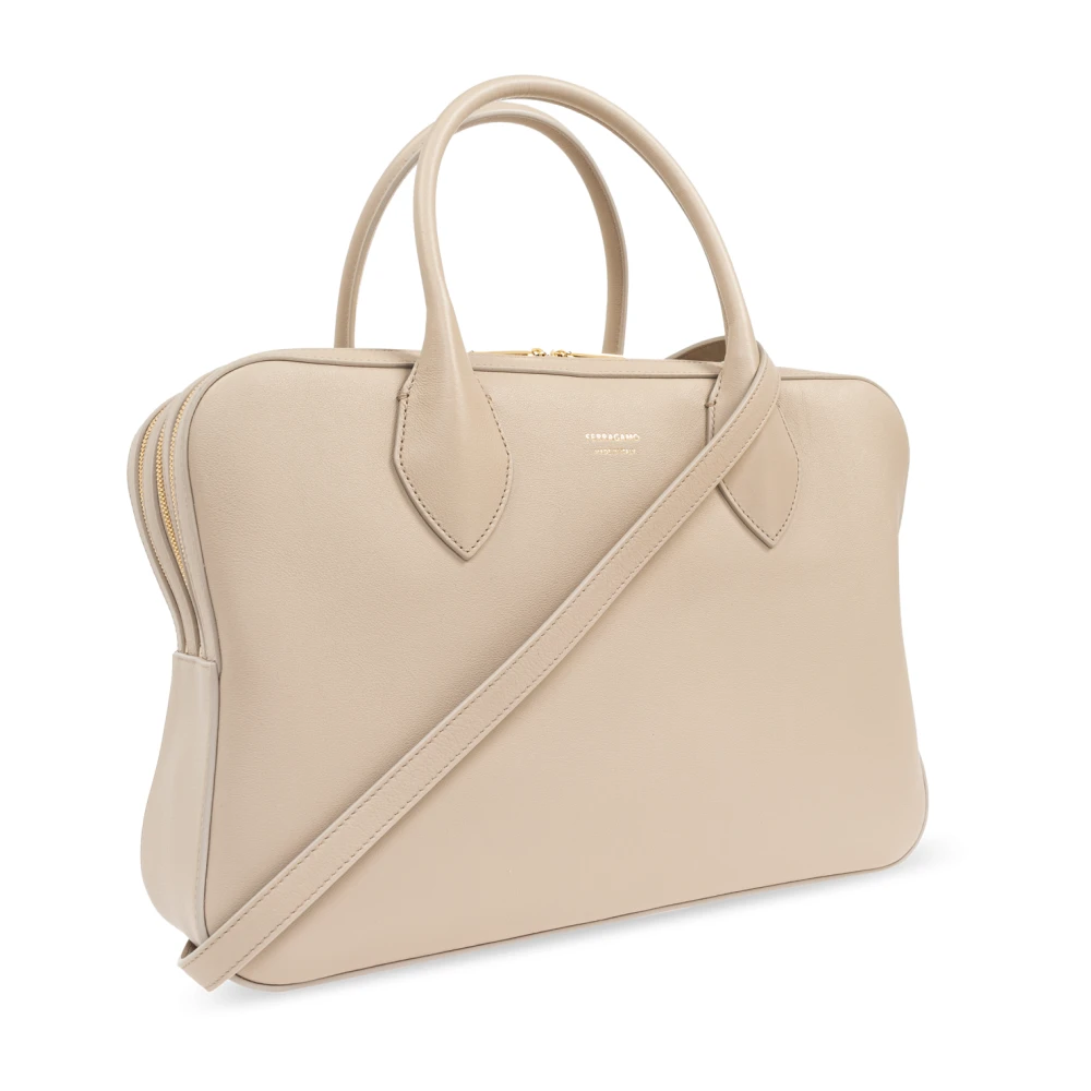 Salvatore Ferragamo Handtas Beige Dames