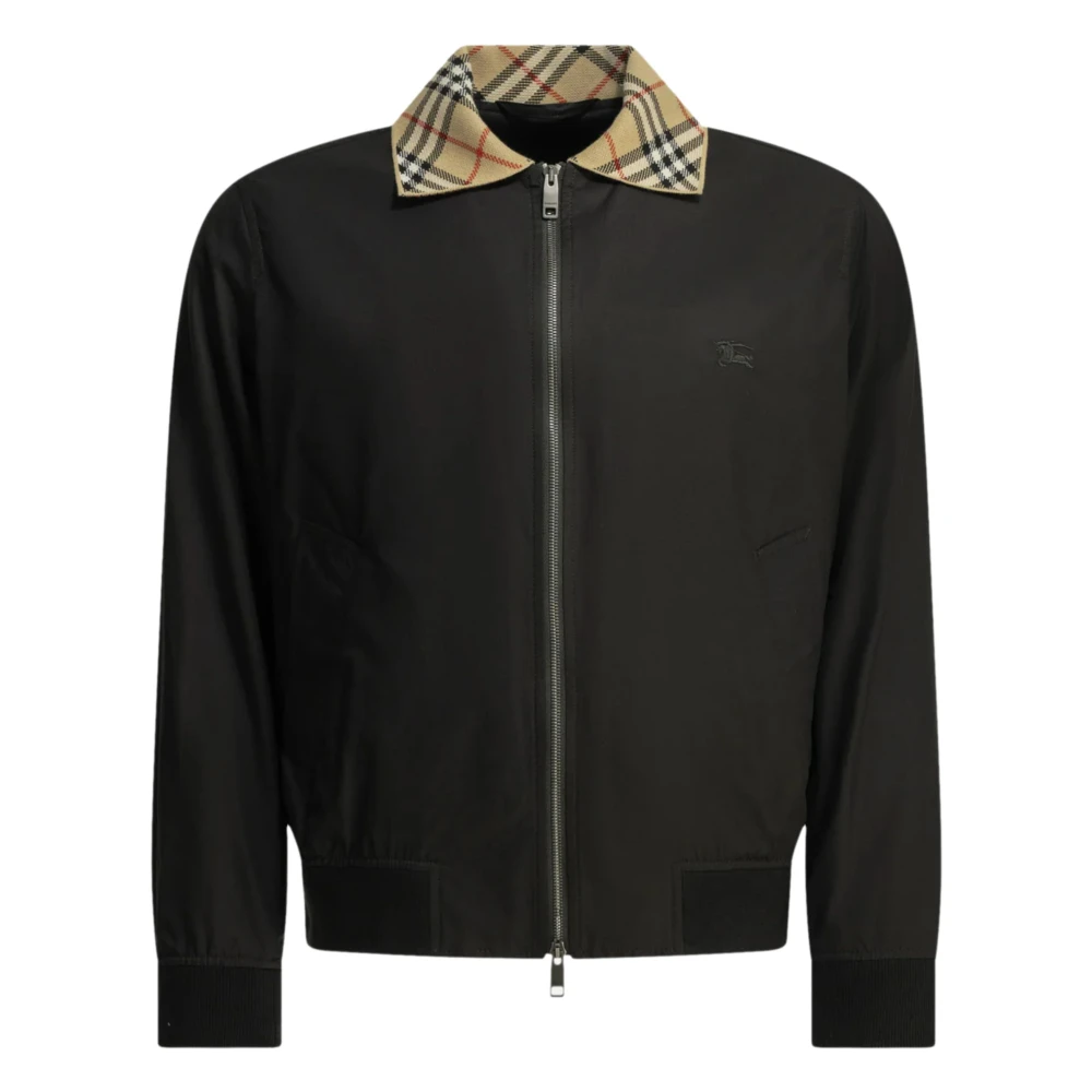 Burberry Uomo Nero - Giacca Bomber Harrington - Jackets - L