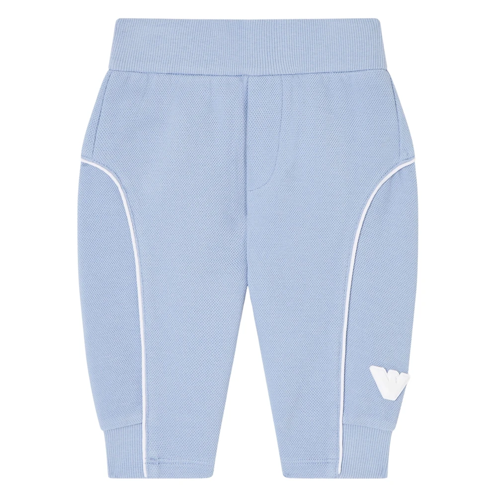 Emporio Armani Boys Blue Eagle Logo Joggers