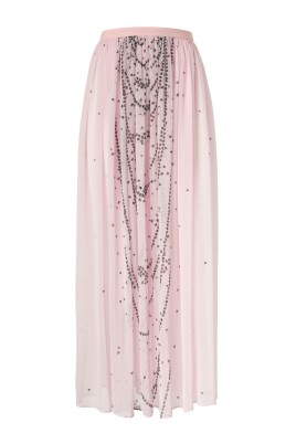 floral-print-pink-skirt