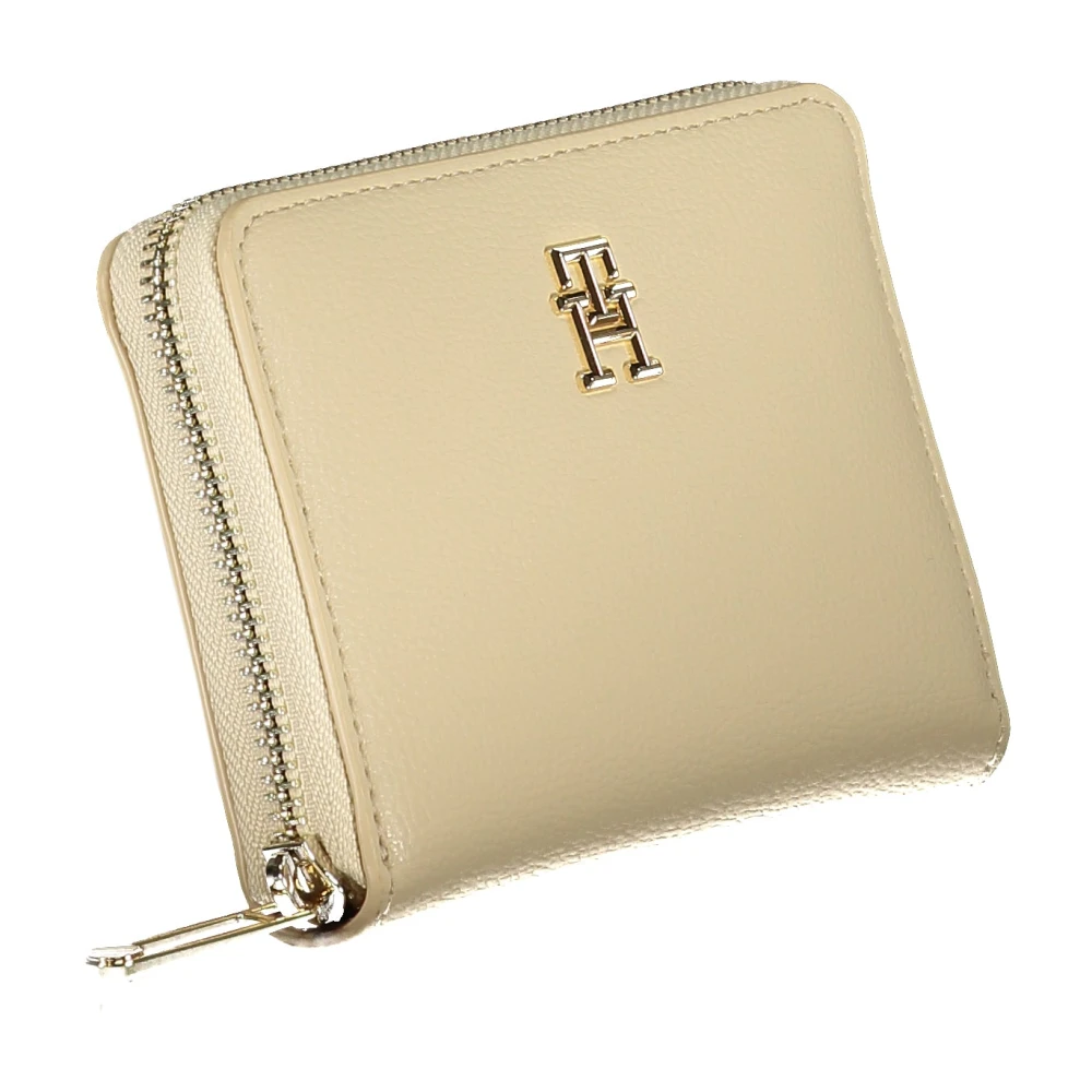 Tommy Hilfiger Beige Damesportemonnee met Ritssluiting Beige Dames